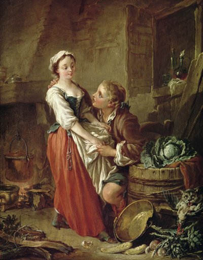 The Beautiful Kitchen Maid by François Boucher